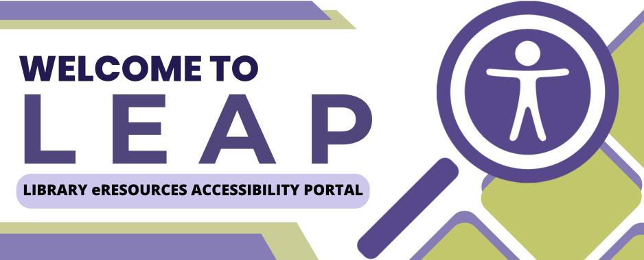 Welcome to LEAP banner